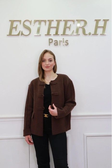 Esther H Knit cardigan 9199 brun