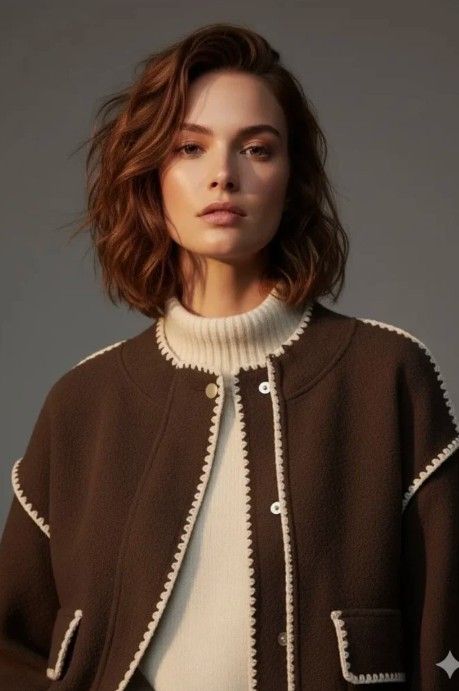 Esther H forårs cardigan jakke  brun