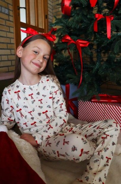 Liberte Alma pants Kids 9600 RED BOW CREME