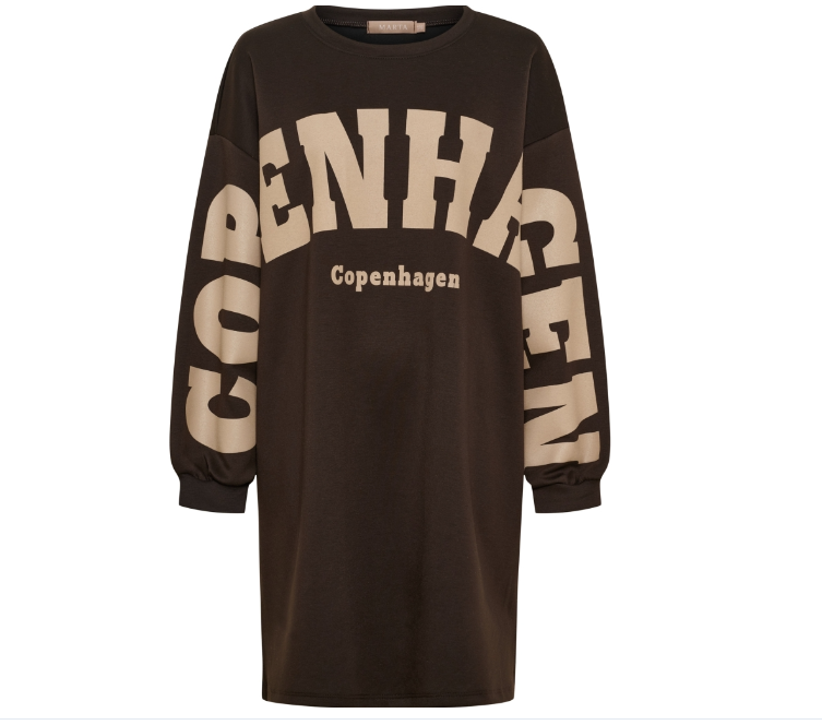 Marta De Chateau - Cannes sweat dress 26188 Moro / beige