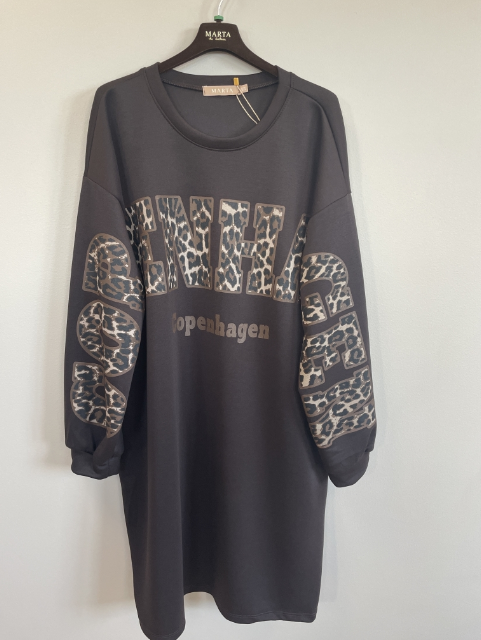 Marta De Chateau - Cannes sweat dress 26188 moro/ leo