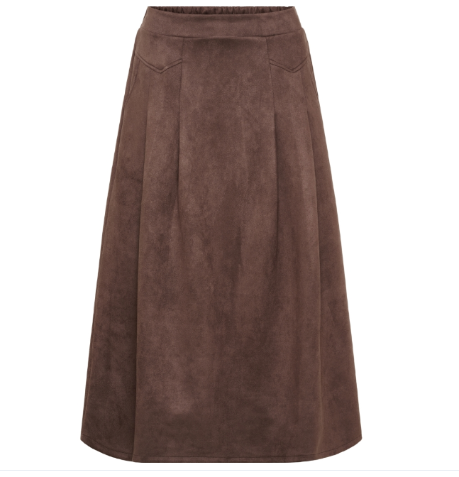 Marta De Chateau - nederdel i ruskinds look 57123 moro